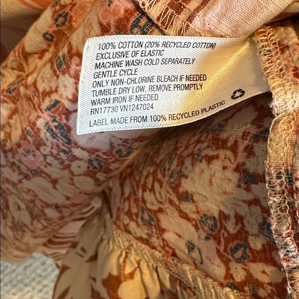 Universal Thread Brown/Pink/White Patchwork Adjus… - image 4